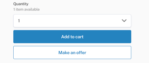 Make an offer button on a listing
